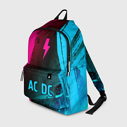 Рюкзак AC DC - neon gradient по-центру, цвет: 3D-принт