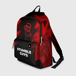 Рюкзак Stumble Guys - red gradient по-центру, цвет: 3D-принт