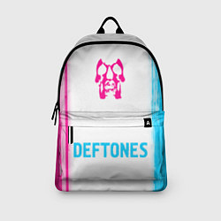 Рюкзак Deftones neon gradient style по-центру, цвет: 3D-принт — фото 2
