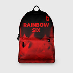 Рюкзак Rainbow Six - red gradient посередине, цвет: 3D-принт — фото 2