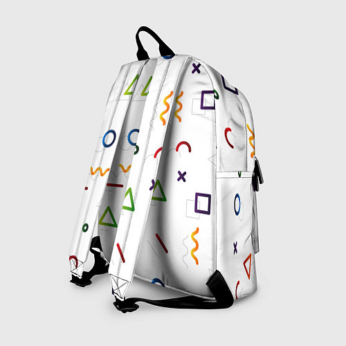 Рюкзак Геометрический хаос / 3D-принт – фото 2