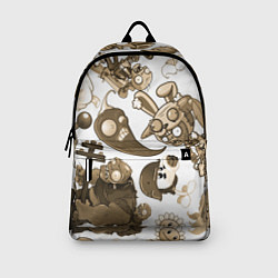 Рюкзак Растения против зомби в бежевых тонах, цвет: 3D-принт — фото 2