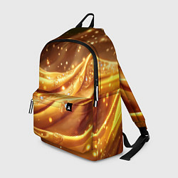 Рюкзак Золотая ткань с блестками, цвет: 3D-принт