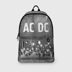 Рюкзак AC DC - grey gradient посередине, цвет: 3D-принт — фото 2