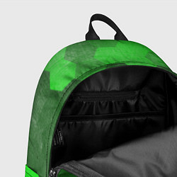 Рюкзак Portal - green gradient по-центру, цвет: 3D-принт — фото 2
