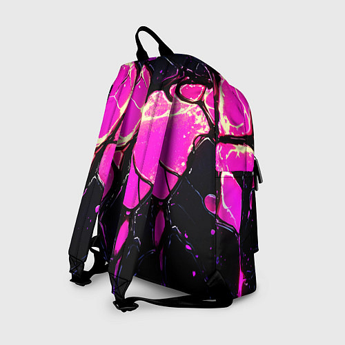 Рюкзак Розовые пятна в текстуре / 3D-принт – фото 2