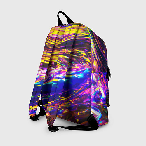Рюкзак Неоновые полосы текстура / 3D-принт – фото 2