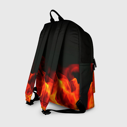 Рюкзак Doom огненная текстура / 3D-принт – фото 2