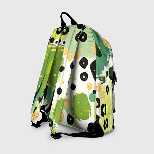 Рюкзак Зеленый анималистичный паттерн / 3D-принт – фото 2