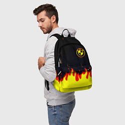 Рюкзак BMW огненный, цвет: 3D-принт — фото 2