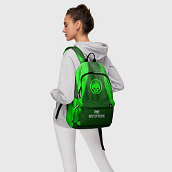 Рюкзак The Offspring - green gradient по-центру, цвет: 3D-принт — фото 2