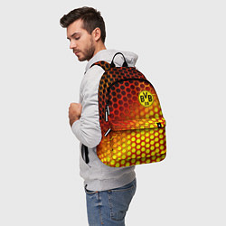 Рюкзак Borussia металлические соты, цвет: 3D-принт — фото 2