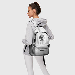 Рюкзак Manchester City - white gradient по-центру, цвет: 3D-принт — фото 2
