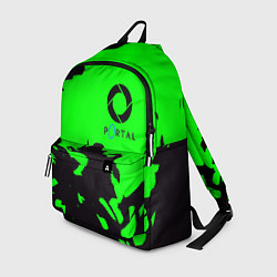Рюкзак Portal черный дым, цвет: 3D-принт