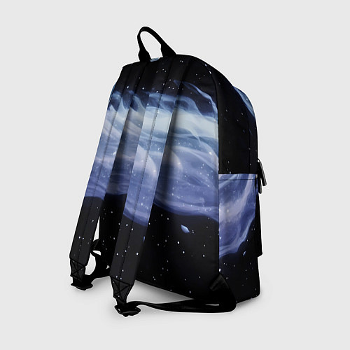Рюкзак Синяя волна в космосе - текстура / 3D-принт – фото 2