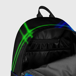 Рюкзак Color blue black green, цвет: 3D-принт — фото 2