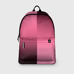 Рюкзак Розовый с затемнением градиент пополам, цвет: 3D-принт — фото 2