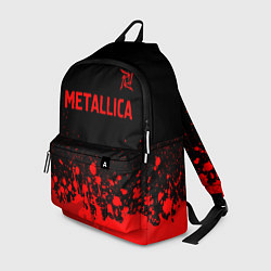 Рюкзак Metallica - red gradient посередине, цвет: 3D-принт