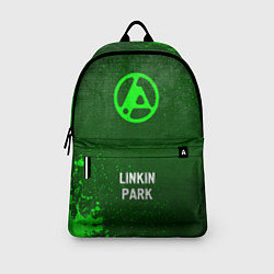 Рюкзак Linkin Park 2024 - green gradient по-центру, цвет: 3D-принт — фото 2