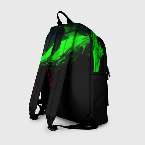 Рюкзак Color black green red / 3D-принт – фото 2