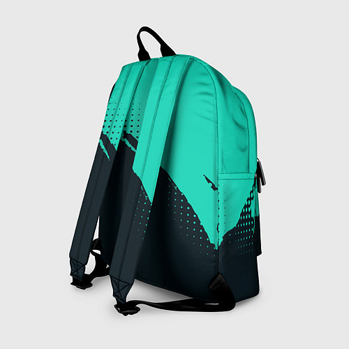 Рюкзак Color black light blue / 3D-принт – фото 2