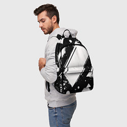 Рюкзак Color black white, цвет: 3D-принт — фото 2