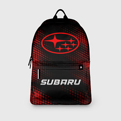 Рюкзак Subaru - red gradient по-центру, цвет: 3D-принт — фото 2