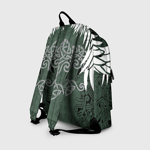 Рюкзак Древние руны и древо жизни с крыльями / 3D-принт – фото 2