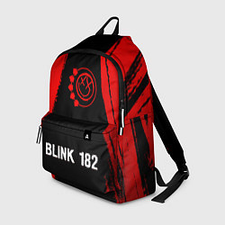 Рюкзак Blink 182 - red gradient по-центру, цвет: 3D-принт