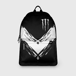 Рюкзак Monster energy белые полосы, цвет: 3D-принт — фото 2
