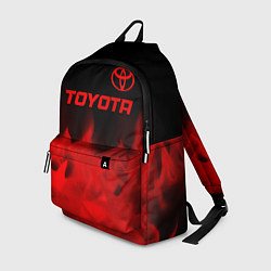 Рюкзак Toyota - red gradient посередине, цвет: 3D-принт