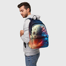 Рюкзак Разрыв космического тела - нейроарт, цвет: 3D-принт — фото 2