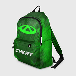 Рюкзак Chery - green gradient по-центру, цвет: 3D-принт