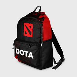 Рюкзак Dota - red gradient по-центру, цвет: 3D-принт
