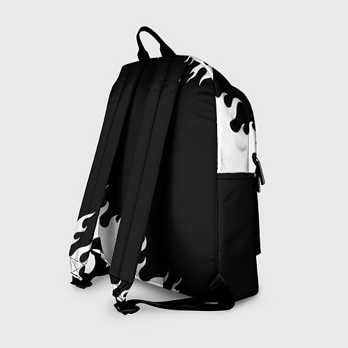 Рюкзак Monster energy белый огонь / 3D-принт – фото 2
