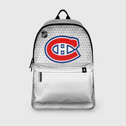 Рюкзак Монреаль Канадиенс - белый фон, цвет: 3D-принт — фото 2
