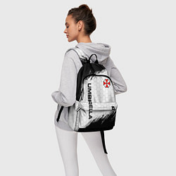 Рюкзак Амбрелла - белые соты, цвет: 3D-принт — фото 2