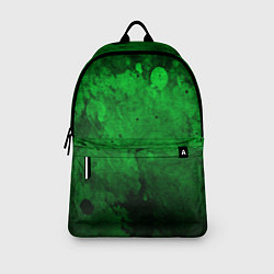 Рюкзак Абстракция - green acid stains, цвет: 3D-принт — фото 2