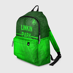 Рюкзак Linkin Park 2024 - green gradient посередине, цвет: 3D-принт