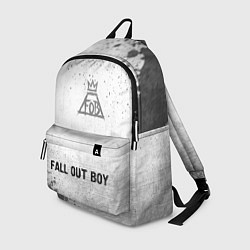 Рюкзак Fall Out Boy - white gradient по-центру, цвет: 3D-принт