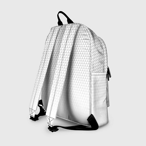 Рюкзак Тампа Бэй Лайтнинг - белые треугольники / 3D-принт – фото 2