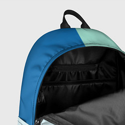 Рюкзак Мятное небо колор-блок, цвет: 3D-принт — фото 2