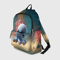 Рюкзак Блуберрини Октопусини мем, цвет: 3D-принт