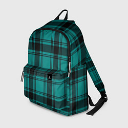 Рюкзак Checkered dark blue, цвет: 3D-принт