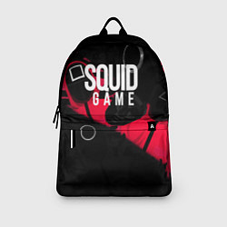 Рюкзак Игра в кальмара маски распорядителя и стражников, цвет: 3D-принт — фото 2