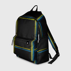 Рюкзак Neon yellow blue, цвет: 3D-принт