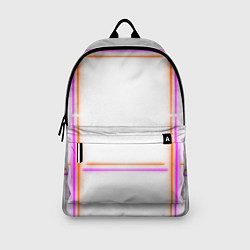 Рюкзак Neon white orange pink, цвет: 3D-принт — фото 2