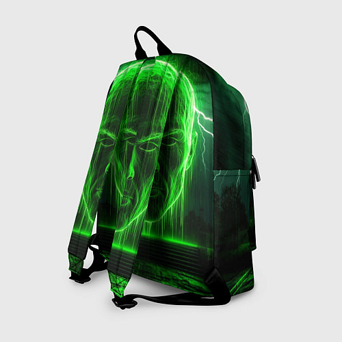 Рюкзак Неоновая голова / 3D-принт – фото 2