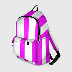 Рюкзак Color white pink lines, цвет: 3D-принт