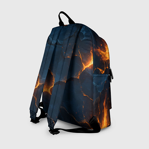 Рюкзак Разлом плит с огнем / 3D-принт – фото 2